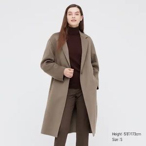 Uniqlo Wool Blend Chester Long Coat